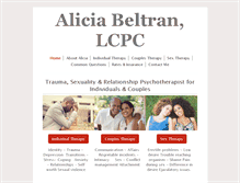 Tablet Screenshot of aliciabeltranlcpc.com